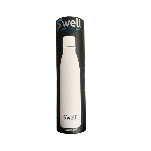 S'WELL 25OZ Gray INSULATED STAINLESS STEEL WATER BOTTLE 'NEW - Picture 2 of 6